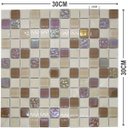Ver imagem 6 de Pastilha de Vidro para Cozinha Banheiro Coral Mescla 30x30cm