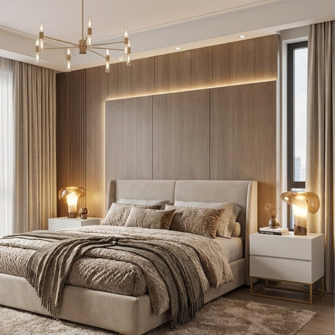 Kit 2 Mesinhas de Apoio para Cabeceira Cama Quarto Casal 45cm Compacta:off White