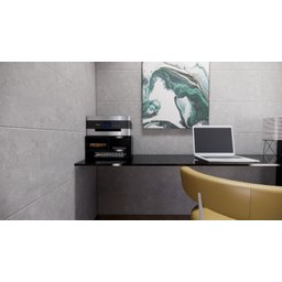 Suporte de Mesa para Impressora Escritório Preto Còd.814 - 2