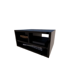 Suporte de Mesa para Impressora Escritório Preto Còd.814 - 1