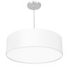 Lustre Cupula Pendente Dome 50x15cm Magnífico Branco - 1