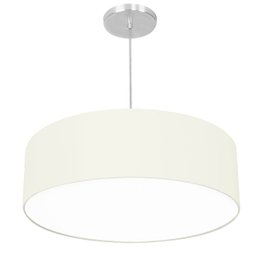 Lustre Cupula Pendente Dome 50x15cm Magnífico Bege - 1