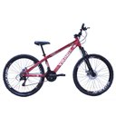 Ver imagem 1 de Bicicleta Vikingx Aro 26 Câmbios Importado 21v Aero Vermelho Neon