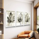 Ver imagem 2 de Kit Quadros Folhagem Minimalista Botânico Cozinha Sala
