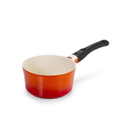 Jogo de Panela Antiaderente Cerâmica 4 Peças Laranja Le Cook - 10