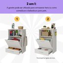 Ver imagem 6 de Balcão Multiuso/comedouro para Cães e Gatos Multimóveis Mp6026 Branco