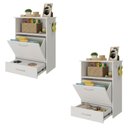 Ver imagem 5 de Balcão Multiuso/comedouro para Cães e Gatos Multimóveis Mp6026 Branco