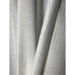 Cortina no Tecido Chiffon Velum Off White - 1,35l X 2,60a - 2