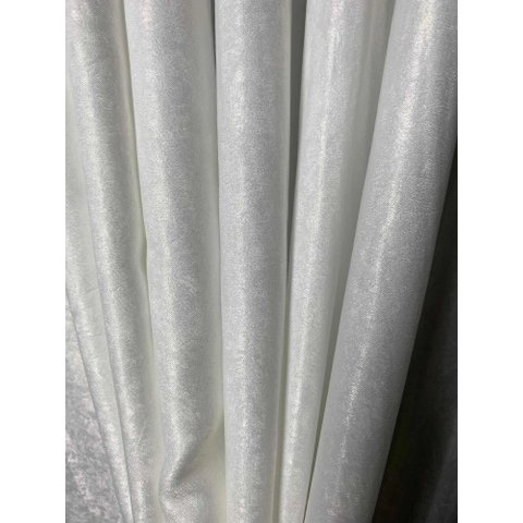 Cortina no Tecido Chiffon Velum Off White - 1,35l X 2,60a