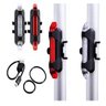 Lanterna Prova D'Água Bike Sinalizador Segurança Recarregável Bicicleta Usb Luz Led - 1