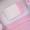 Ver imagem 5 de JOGO DE BERÇO KIT COMPLETO 12 PÇS PARA PRÍNCIPES E PRINCESAS COM PROTETOR SAIA E MOSQUITEIRO - NUVEM