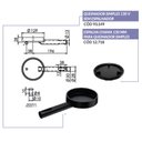 Ver imagem 3 de Queimador Simples Fogão Industrial Ferro Fundido V N03 13cm