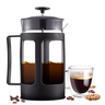 Cafeteira Prensa Francesa Cremeira Capuccino Cremoso 600ml Café Leite Chá Copo de Vidro Luxo - 1