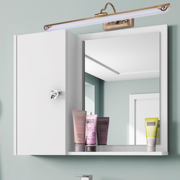 Luminária de Espelho Led Ip20 Luz para Banheiro Flat Dourado - 2