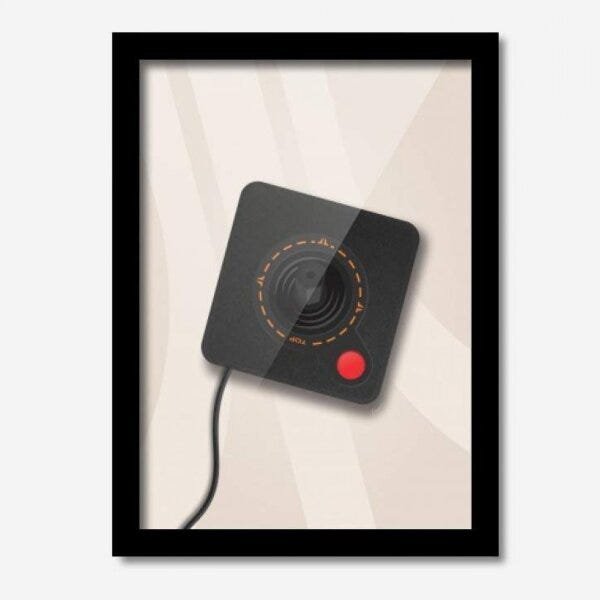 Quadro Decorativo Controle de Atari 33cmx24cm Los Quadros - 1
