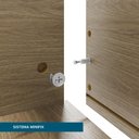 Ver imagem 6 de Guarda Roupa Casal 6 Portas em Mdf New Honduras Móveis Rimo - Jequitibá/offwhite