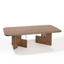 Ver imagem 1 de Mesa de Jantar Retangular Âncora de Madeira 180cm, 200cm, 220cm, 240cm e 260cm 180cm X 100cm Grey