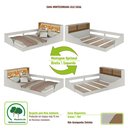 Ver mais imagens de Cama Montessoriana Casal Infantil com Protetor e Iluminação Led Lille