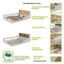 Ver imagem 7 de Cama Montessoriana Casal Infantil com Protetor e Iluminação Led Lille