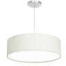 Lustre Cupula Pendente Dome 50x15cm Magnífico Linho Claro - 2