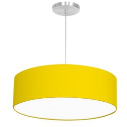 Lustre Cupula Pendente Dome 50x15cm Magnífico Amarelo - 2