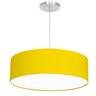 Lustre Cupula Pendente Dome 50x15cm Magnífico Amarelo - 2