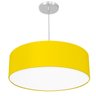 Lustre Cupula Pendente Dome 50x15cm Magnífico Amarelo - 1
