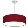 Lustre Cupula Pendente Dome 50x15cm Magnífico Vermelho - 2