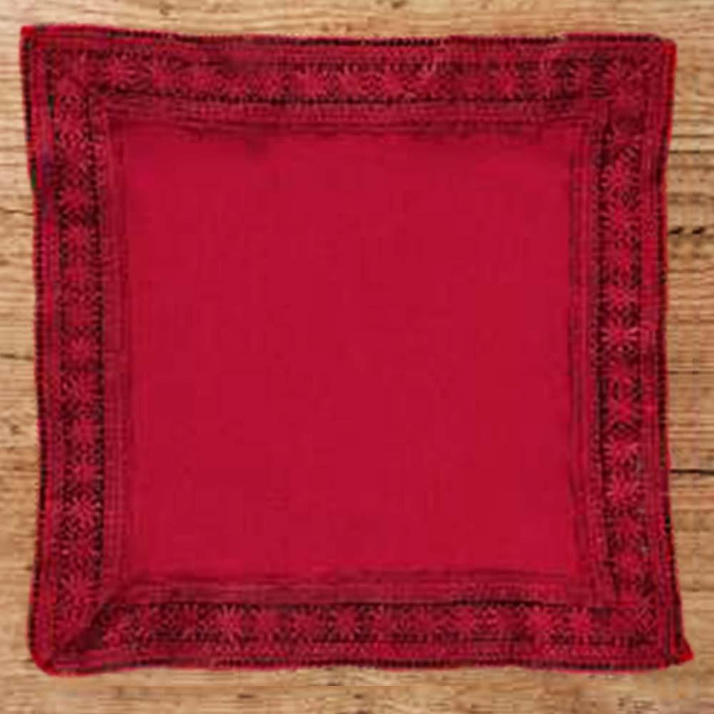 Guardanapo Avulso Quadrado 45x45cm Natal 1635 - Rafimex Vermelho