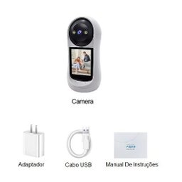 Câmera de Segurança e Babá Eletrônica Wi-fi - 7