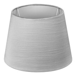 Cúpula de Abajur Tecido Shantung Cinza 20x16cm - 2