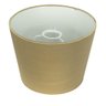 Cúpula de Abajur Tecido Shantung Dourado 20x16cm - 3