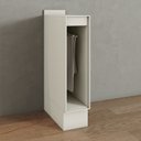 Ver imagem 1 de Conjunto Balcão de Pia 120cm e Porta Toalha 20cm MDF Linha Fineze Bege/Areia HP