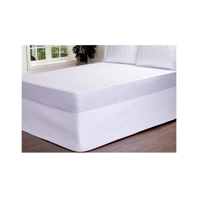 Saia Para Cama Box Colchobox Matelassado Queen Size Branca