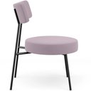 Ver imagem 7 de Kit 02 Poltronas Decorativas Para Sala De Estar Base Fixa Londres L02 Suede Rosê - Lyam Lyam Decor
