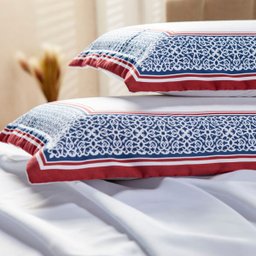 Jogo Cama Lençol Master King Percal Acetinado 400 Fios 3 Peças - Azul - 2