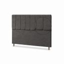 Ver imagem 5 de Cabeceira para Cama Casal Queen Estofada 1,58 ,Mts Mel Vilajo: Suede Crush Cacau