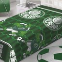 Ver imagem 4 de Manta Fun Microfibra 150x200cm Palmeiras Campeão Jolitex