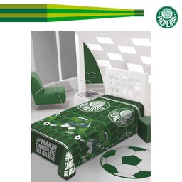 Manta Fun Microfibra 150x200cm Palmeiras Campeão Jolitex - 2