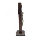 Ver imagem 4 de Crucifixo De Mesa E Parede Madeira São Bento OV 17 Cm