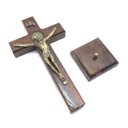 Ver imagem 1 de Crucifixo De Mesa E Parede Madeira São Bento OV 17 Cm