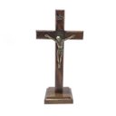 Ver imagem 3 de Crucifixo De Mesa E Parede Madeira São Bento OV 16 Cm
