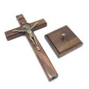 Ver imagem 1 de Crucifixo De Mesa E Parede Madeira São Bento OV 16 Cm