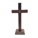 Ver imagem 5 de Crucifixo De Mesa E Parede Madeira São Bento OV 16 Cm