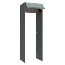 Ver imagem 5 de Porta-geladeira 73 Cm 1 Porta Basculante Cinza/rustic/cinza Lux Madesa