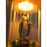 Fonte De Água Abajur Imagem De Padre Pio Com Luz - 4