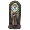 Imagem De Padre Pio Com Oratorio De Madeira Em Mdf - 1