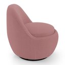 Ver imagem 6 de Poltrona Orgânica Living Memphis Base Giratória Bouclê Rosé - Desk Design