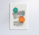 Ver imagem 7 de Quadro Abstrato Círculos 1 - 80x120 Cm - Vidro Impresso