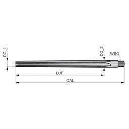 Alargador Manual para Pino Cônico - Med. 1,5mm - Din 9 - B903 - 4